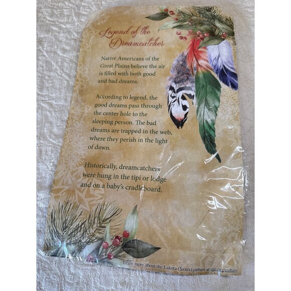 Legend Of The Dreamcatcher Set Of 4 By St. Josephs Indian School Feather & Bead - Picture 3 of 16